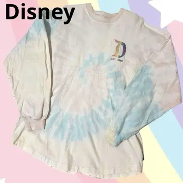 캘리포니아 디즈니 스피릿 저지 타이 다이 레인보우 로고 S