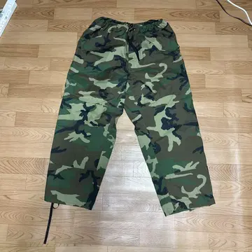 카모플라쥬 카고 팬츠 드로 코드 U.S. ARMY