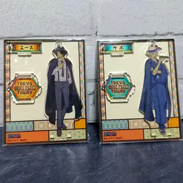 원피스 도쿄 원피스 타워 아크릴 스탠드 에이스 사보