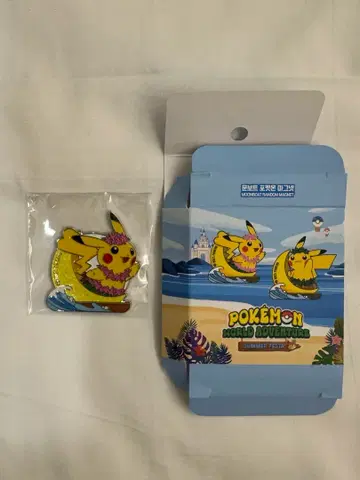 한국 롯데월드 여름 한정판 피카츄 마그넷
