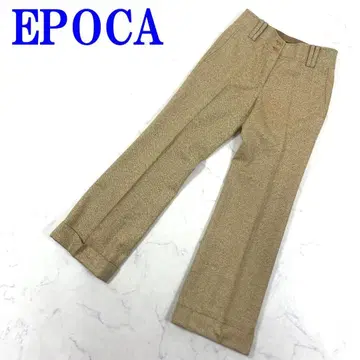 EPOCA 에포카 팬츠 베이지 카멜 울 38 C2211