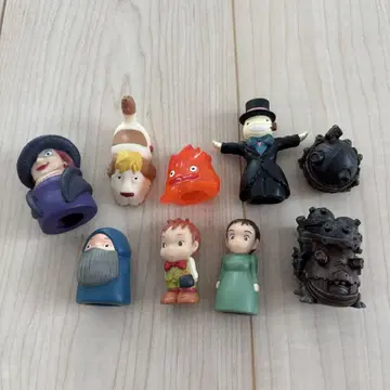 지브리 손가락 인형 하울의 움직이는 성 9세트 즉시 구매 환영