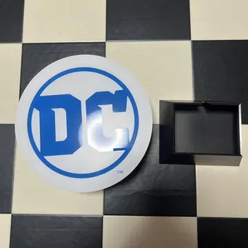 DC 로고 라이트 박스 코믹 인테리어