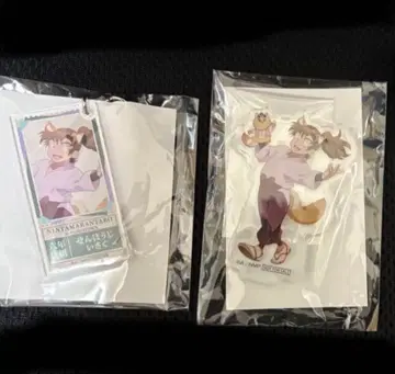 닌타마 젠포지 잇사쿠 티켓풍 키링 미니 아크릴 스탠드