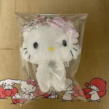 챠미 키티 마스코트 봉제 인형 키링 산리오