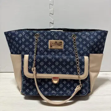 y2k 세실 맥비 모노그램 데님 백