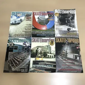 TRANSWORLD 6권 묶음 판매 트랜스월드 스케이트보드 잡지