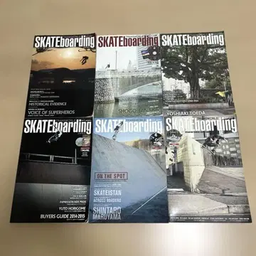 TRANSWORLD 6권 묶음 판매 TRANSWORLD 스케이트보드 잡지