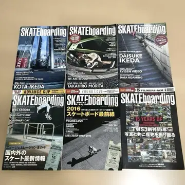 TRANSWORLD 6권 묶음 판매 TRANSWORLD 스케이트보드 잡지