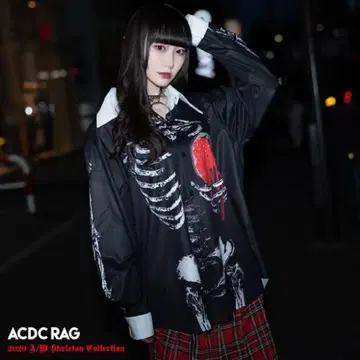 acdcrag 탈 스트로베리 셔츠