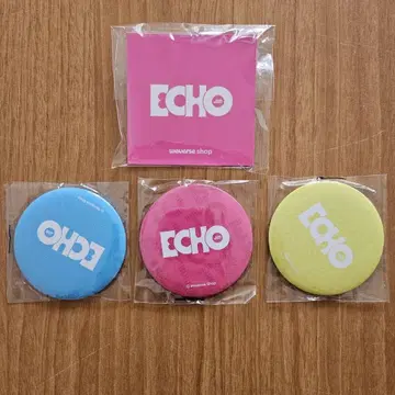 Weverse Gloval 혜택 BTS 진 Echo 캔뱃지 거울