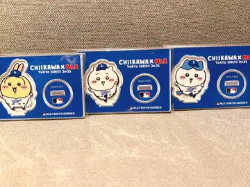 치이카와 MLB TOKYO SERIES 아크릴 스탠드 토끼 하치와레