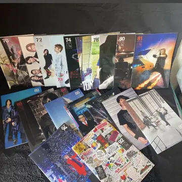GLAY 팬클럽 회원 한정판 뉴스레터 21권 세트 중고 도서
