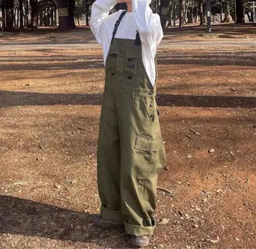 Wudge boy 오버롤 카키