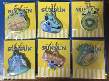 PAPPET SUNSUN 로손 콜라보 전 6종 컴플리트 세트