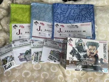 죠죠의 기묘한 모험 제일복권 폴나레프 피규어 F상 증정 8점 SET