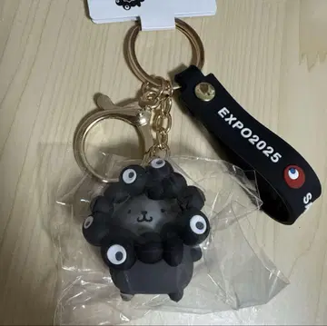 산리오 블랙 미야쿠미야쿠 폼폼푸딩 블랙 키링 만박