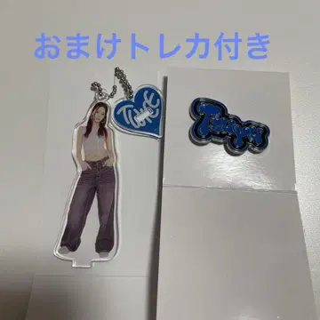 TWICE 핑 배지 미니 아크릴 스탠드 참 쯔위