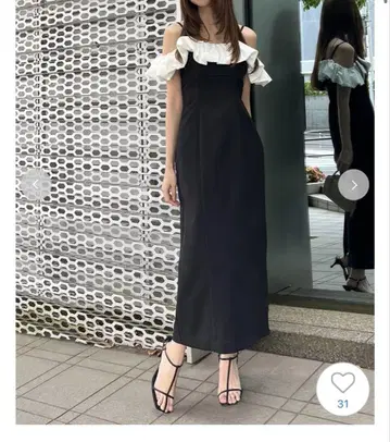 snidel 퍼프소매 원피스