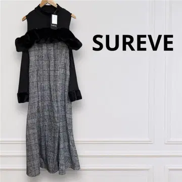 여성용 오픈 숄더 원피스 SUREVE