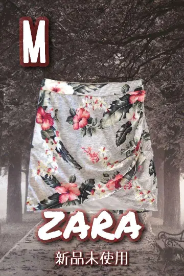 ZARA 자라 새상품 개더 미니 스커트 타이트 스커트 M