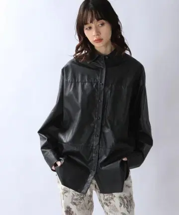 JEANASIS 빈티지 소프트 가죽 셔츠 LS/983131