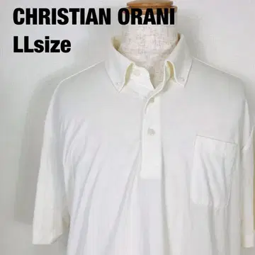 CHRISTIAN ORANI 크리스찬 오라니 피케 셔츠 화이트 l2