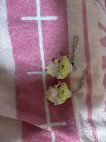 강아지 캐릭터 아크릴 키링 2개 세트