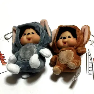 몬치치 인형옷 마스코트 쥐&고양이 세트
