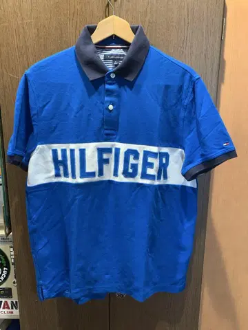 TOMMY HILFIGER 파랑 피케 셔츠 M 사이즈