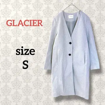GLACIER [ S ] 컬러리스 롱 코트 캐주얼 심플 무지 그라시아