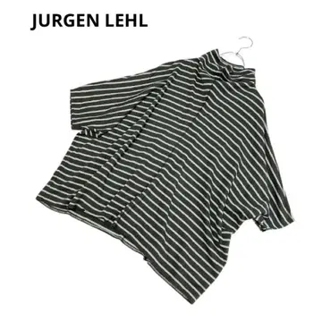 JURGEN LEHL 요건 레일 보더 티셔츠 터틀 루즈핏