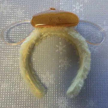 산리오 폼폼푸딩 네온 머리띠 빛나는 머리띠