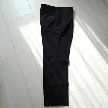 블랙 스트레치 슬랙스