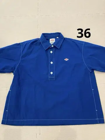 단톤 셔츠 36 반팔 블루
