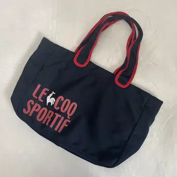 LE COQ SPORTIF 토트백 네이비 레드 르꼬끄 스포르티브