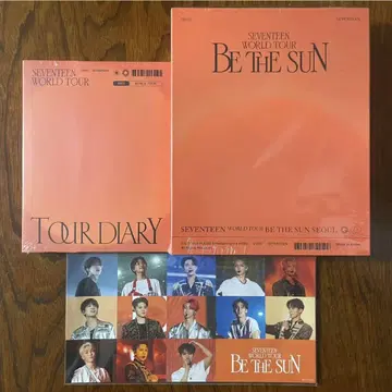 SEVENTEEN BE THE SUN 미개봉 DVD 투어 다이어리