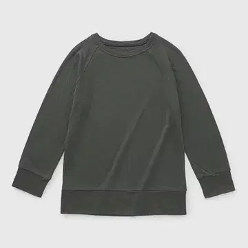 나카가와 마사시치 상점 포근한 면 래글런 티셔츠 먹색 거의 미사용