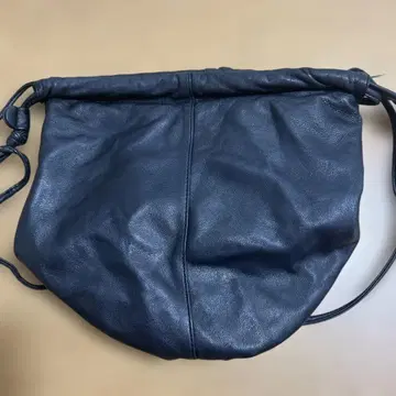 새상품 HASHIBAMI 가죽 복조리 숄더백 HASHIBAMI