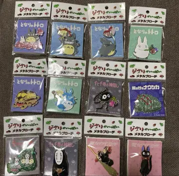 지브리 메탈 브로치 12종 3개부터 할인 굿즈