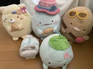 스미코구라시 봉제 인형 묶음 판매 고양이 돈카츠 토카게