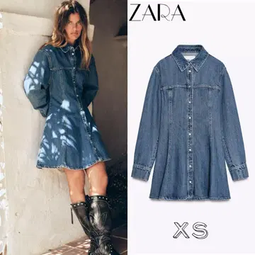 ZARA 데님 미니 원피스 TRF