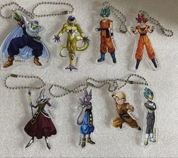 DRAGON BALL 드래곤볼 아크릴 키링 8개 세트
