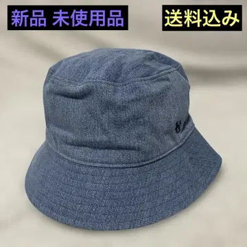 [ 새상품 미사용품 ] 나나미카 데님 햇 / 인디고 블리치