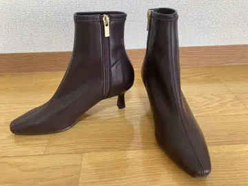 르 탈롱 6cm 프렌치 스퀘어 숏부츠