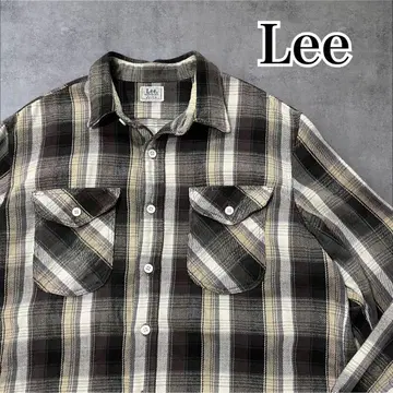 Lee SANFORIZED 뱀 플란넬 셔츠 체크