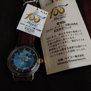 디즈니 손목시계 100주년 기념 (아날로그)