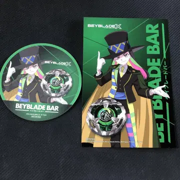 BEYBLADE BAR 엽서 코스터 세트 칠색 멀티