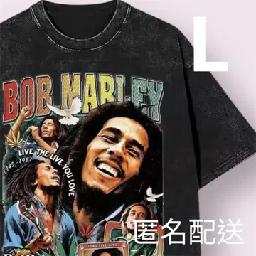 BobMarley 밥 말리 ONELOVE 빈티지풍 티셔츠