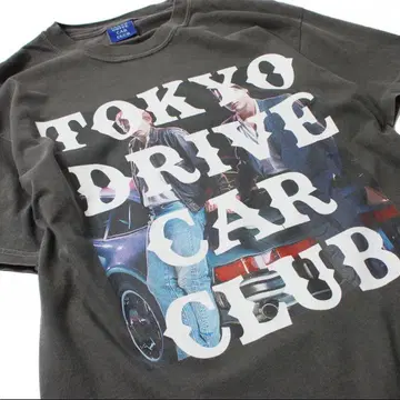 Tokyo Drive Car Club 911 T셔츠 블랙/그레이 새상품
